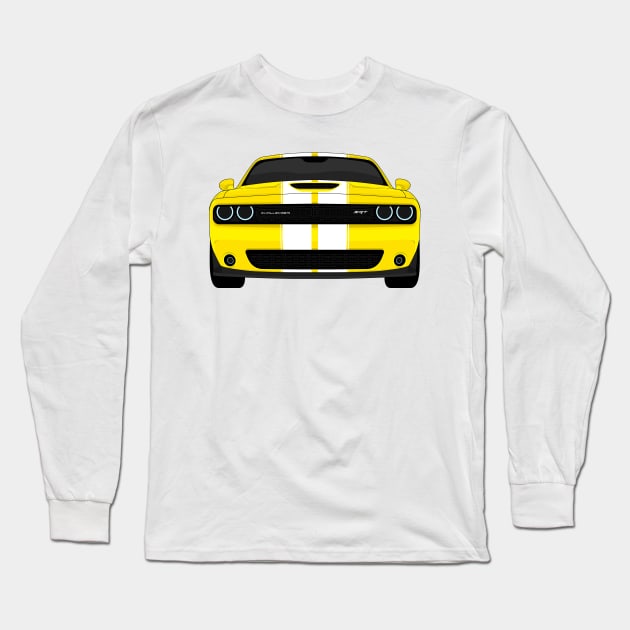 CHALLENGER YELLOW Long Sleeve T-Shirt by VENZ0LIC